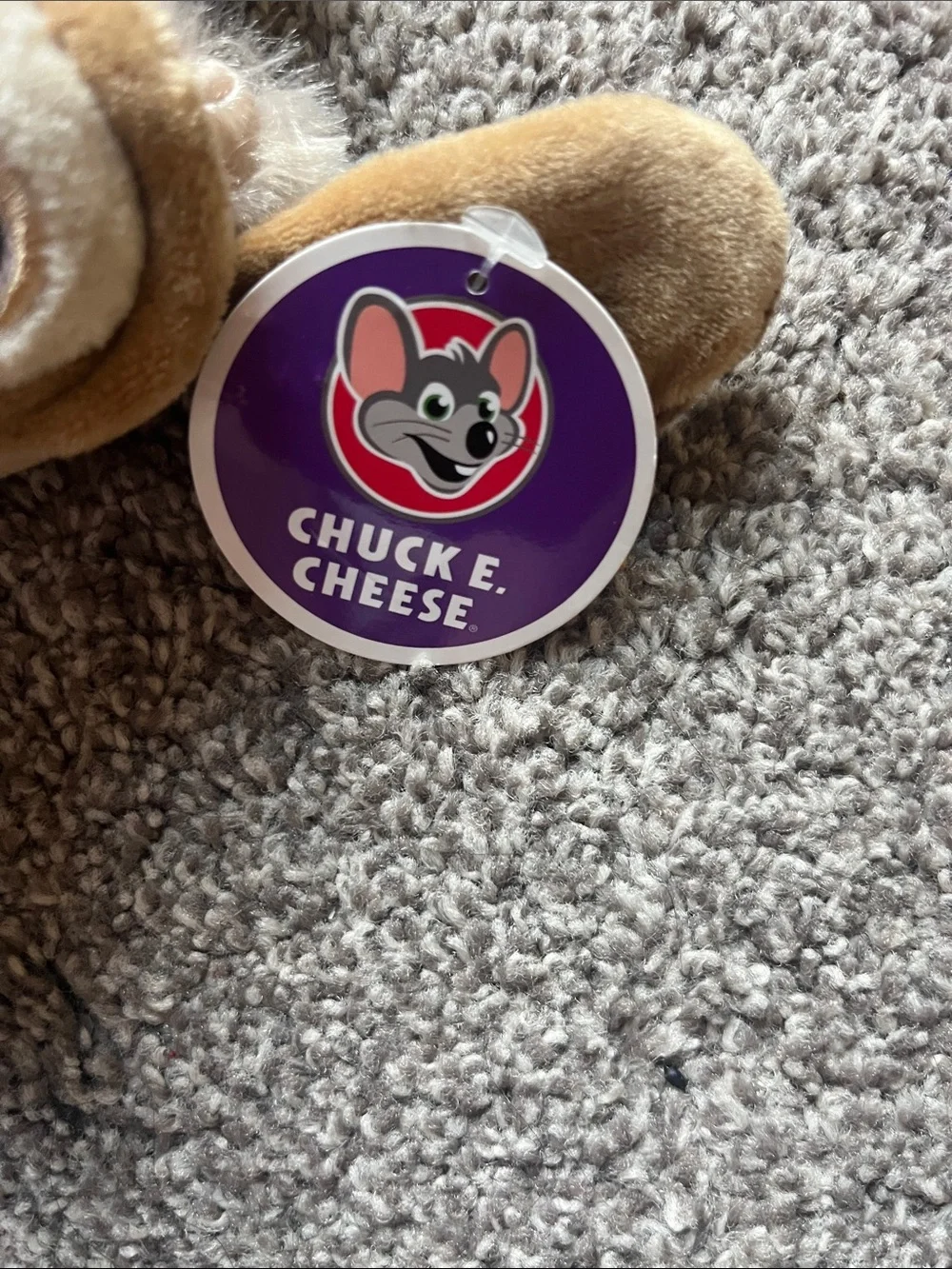 Chuck E. Cheese Pizza Time Theater Jasper T Jowls Dog Plush Stuffed Animal